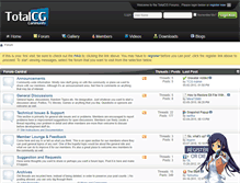 Tablet Screenshot of forum.totalcg.com